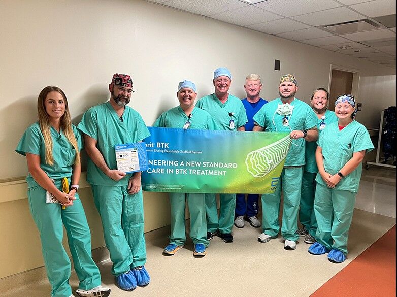 Dr. William Kaiser performs breakthrough belowtheknee stent procedure