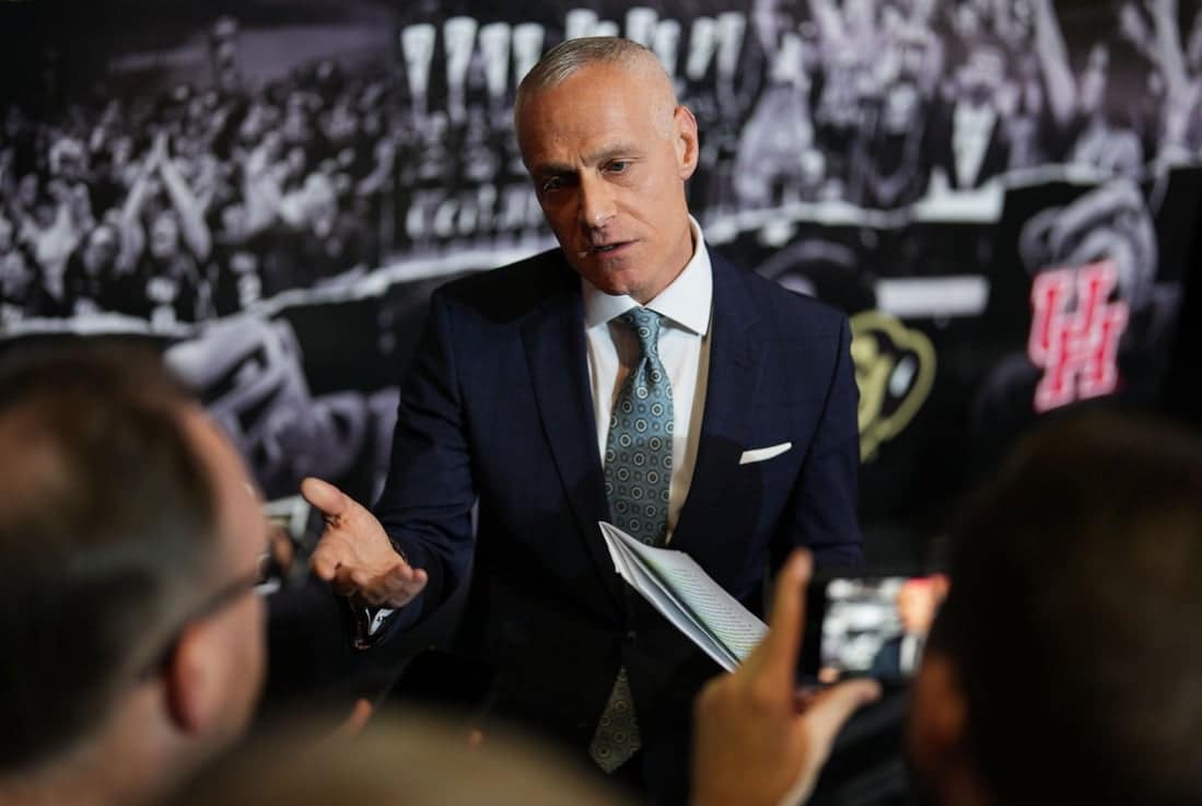 Stunning Big 12 Commish: Irish Ad's Behavior 'egregious' Moment for Your Screen Stunning Big 12 Commish: Irish Ad's Behavior 'egregious' Moment for Your Screen